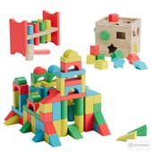 Stack, Sort & Pound Wooden Toy Collection