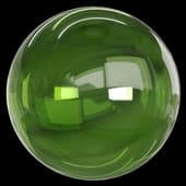 Acrylic Transparent Green