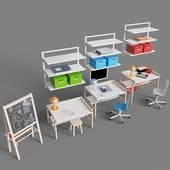 Childrens furniture set by IKEA