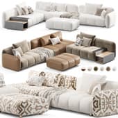 Monza Modular Sofa Meroni & Colzani