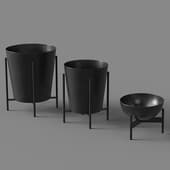 Кашпо для цветов Laly, Designboom