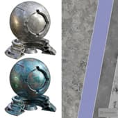 Plaster Patina Materials 15_16 | PBR | Seamless | 4k+SBSAR