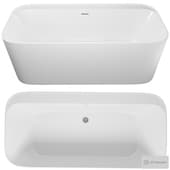 Акриловая ванна Allen Brau Infinity 1 170x80 2.21001.21 белый матовый
