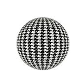 Seamless material houndstooth black