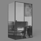 Душевой уголок Allen Brau Fantasy 120x80 3 11006 31 + 3 11012 31 черный матовый