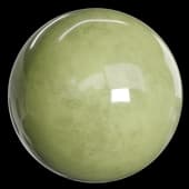 Porcelain Olive Green Mix Edges Glossy
