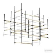 Suspended lights Grid 1 by Quasar