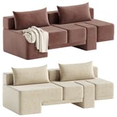 Sarsen Armless Sofa