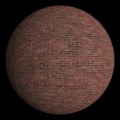 Красный кирпич потертый светлая затирка. Bricks Red Worn Light Mortar