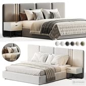 Clerigos Beige Double Bed