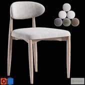 Стул Bradley светлый cushing snow by dantonehome.ru