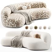 Pierre Augustin Rose Sofa 190