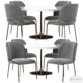 West elm & Crate And Barrel dining set