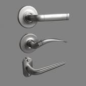 Three door handles