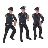 Policeman is dancing