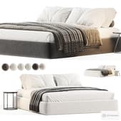 Upholstered Low Profile Bed Frame