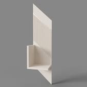 ''Avenue'' wall shelf (left)