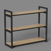 Shelf DIWO Elista 3-tier, dub kraft