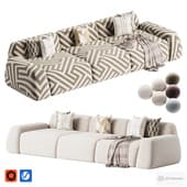 Sofa modułowa Wolke (4-osobowa) by westwing.pl