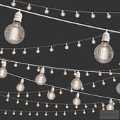 Outdoor String Lights 003 | Уличные гирлянды 003
