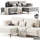 Диван угловой Эдвин Velvet Grey By Divan.ru