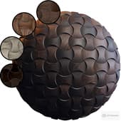 Wooden 3D Panel 03 EFGH | PBR | 4K